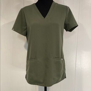 Figs Scrub Top Uniform Technical Collection V-Neck Pockets Medical Extra Small